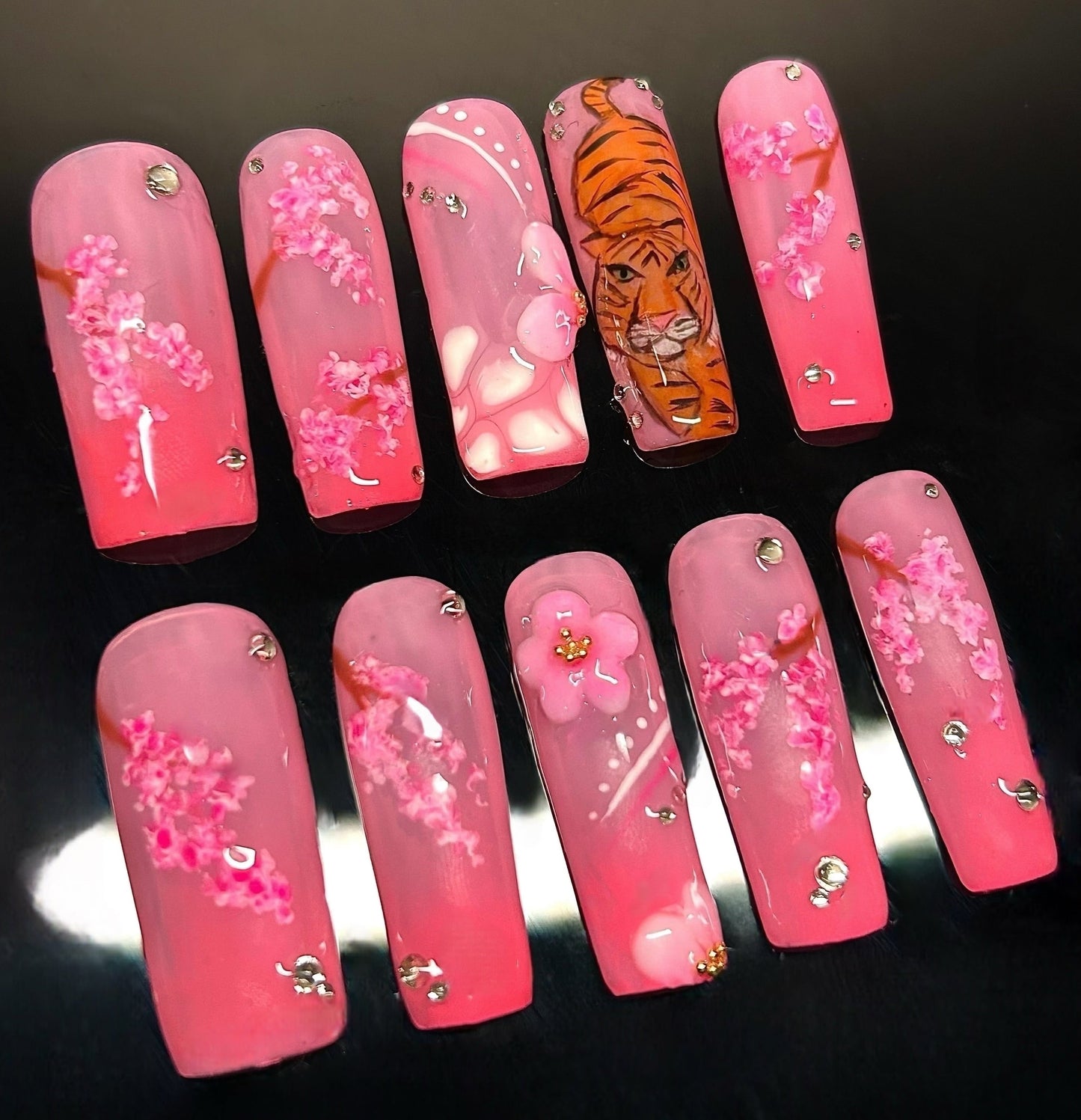Cherry Blossom Tiger