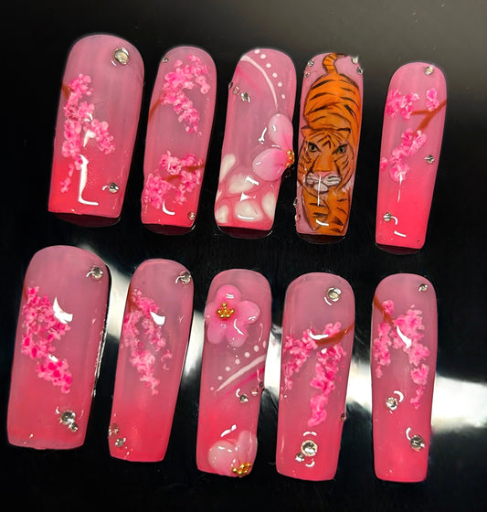 Cherry Blossom Tiger