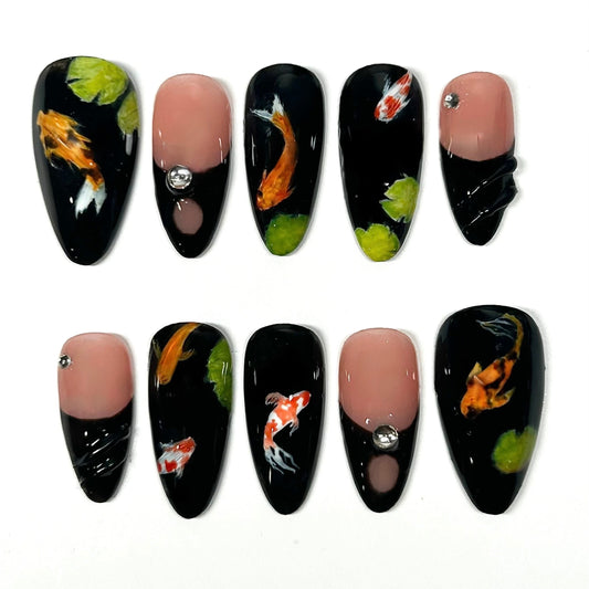 Koi fish pond